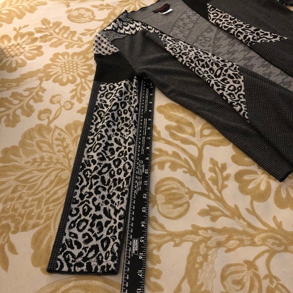 Simon Chang Draped Open Front Cardigan - Picture 8 of 8